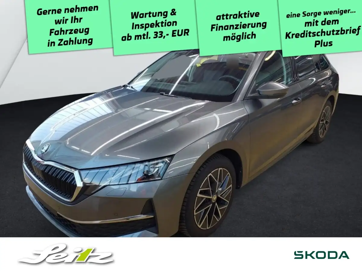 Skoda Octavia, Kombi, Diesel, Automatik, Grau