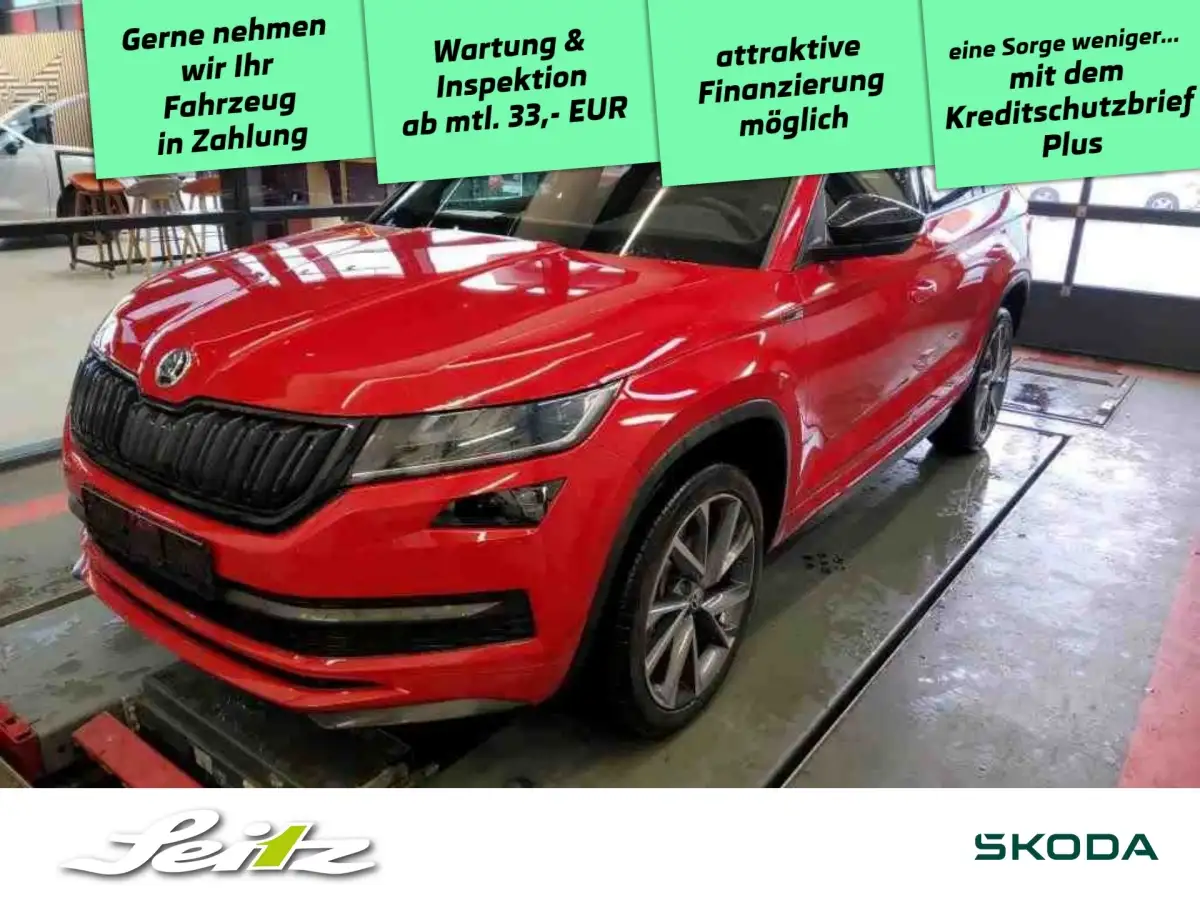 Skoda Kodiaq, SUV/Geländewagen/Pickup, Diesel, Automatik, Rot
