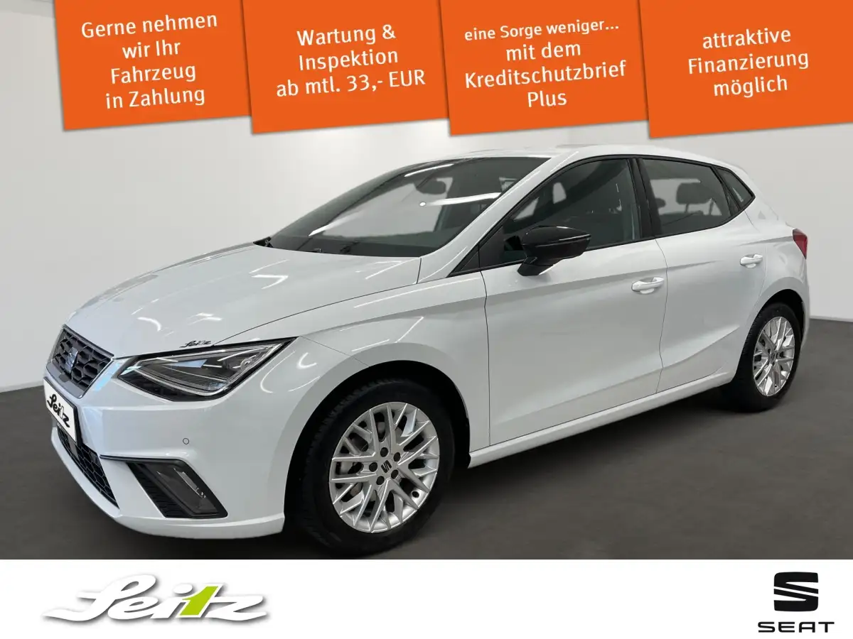 Seat Ibiza, Limousine, Benzin, Automatik, Weiß