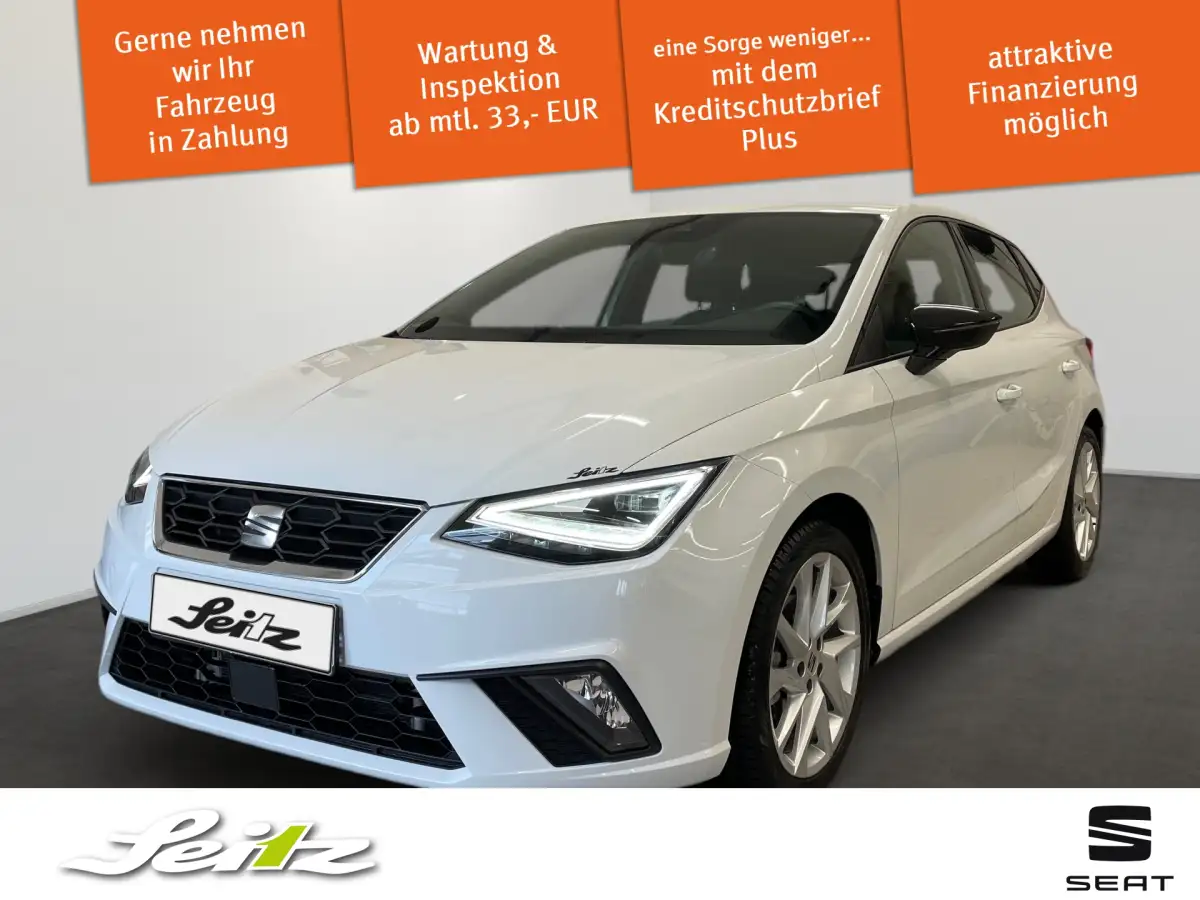Seat Ibiza, Limousine, Benzin, Automatik, Weiß