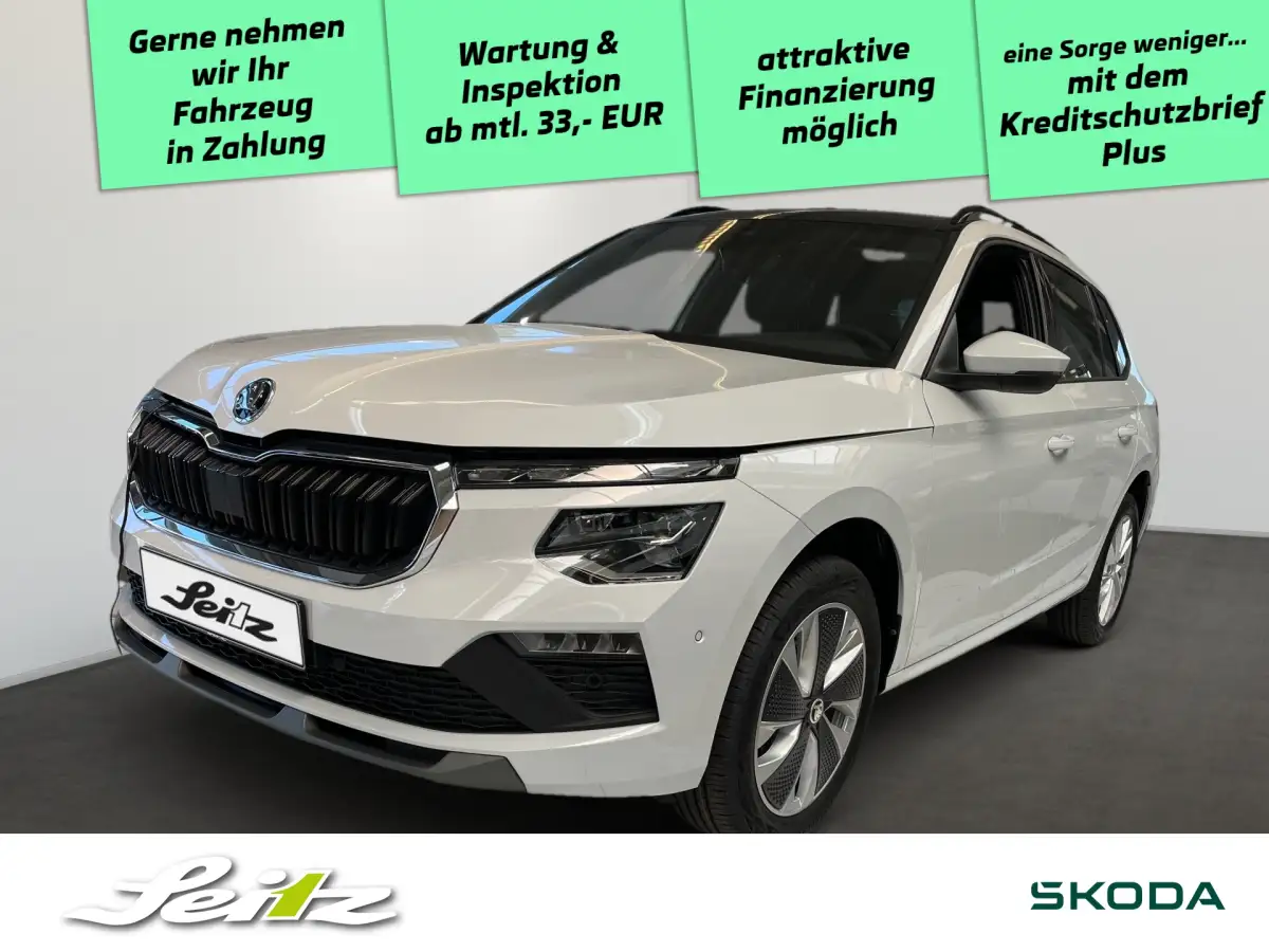 Skoda Kamiq, SUV/Geländewagen/Pickup, Benzin, Automatik, Weiß