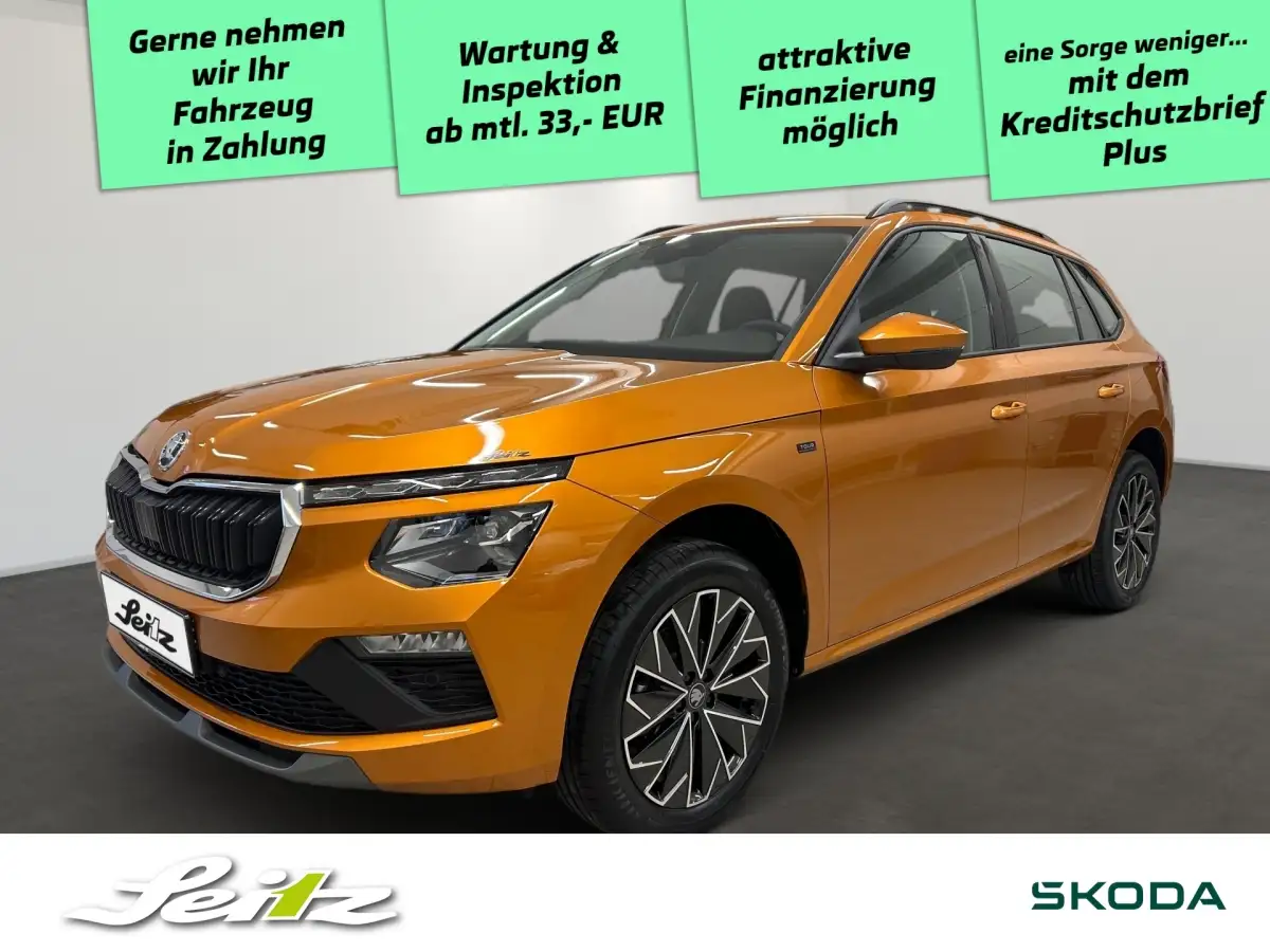 Skoda Kamiq, SUV/Geländewagen/Pickup, Benzin, Automatik, Orange