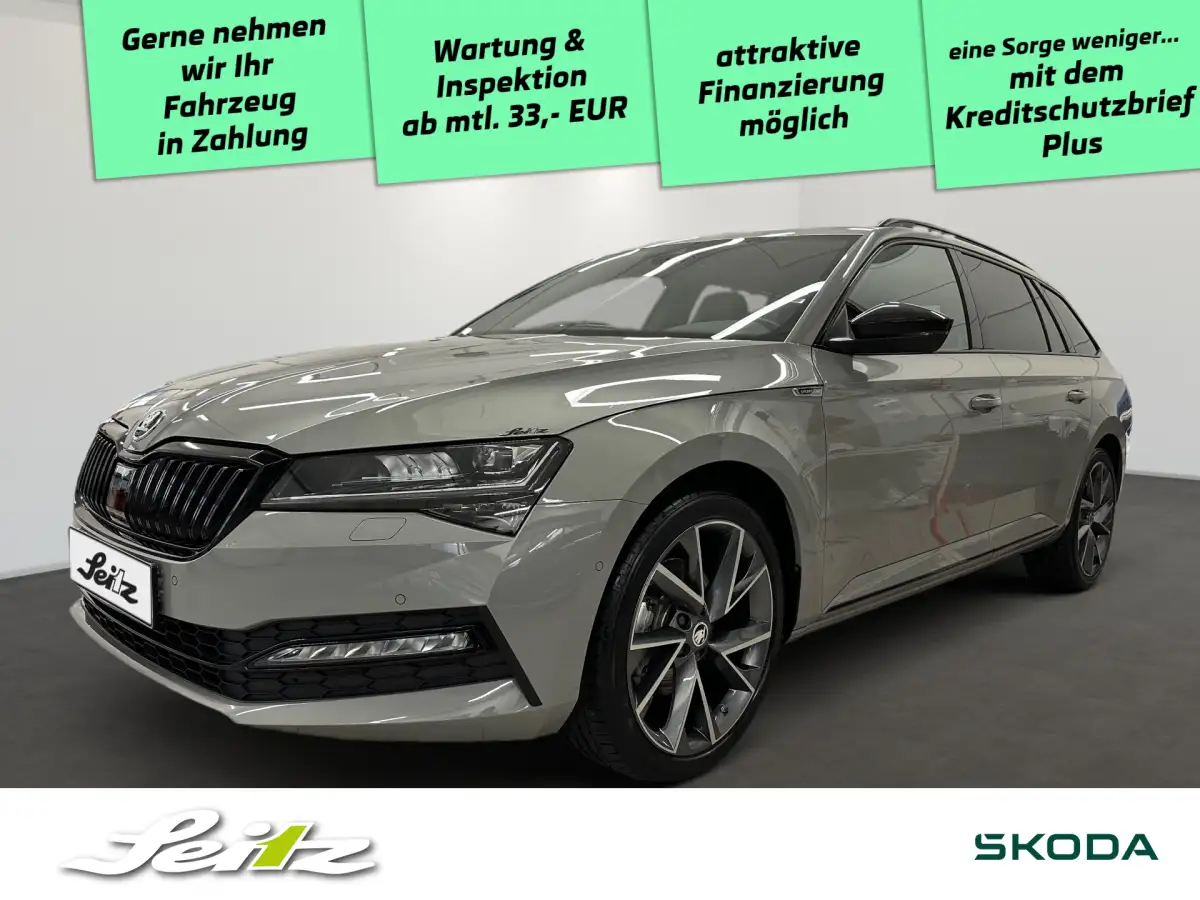 Skoda Superb, Kombi, Diesel, Automatik, Grau