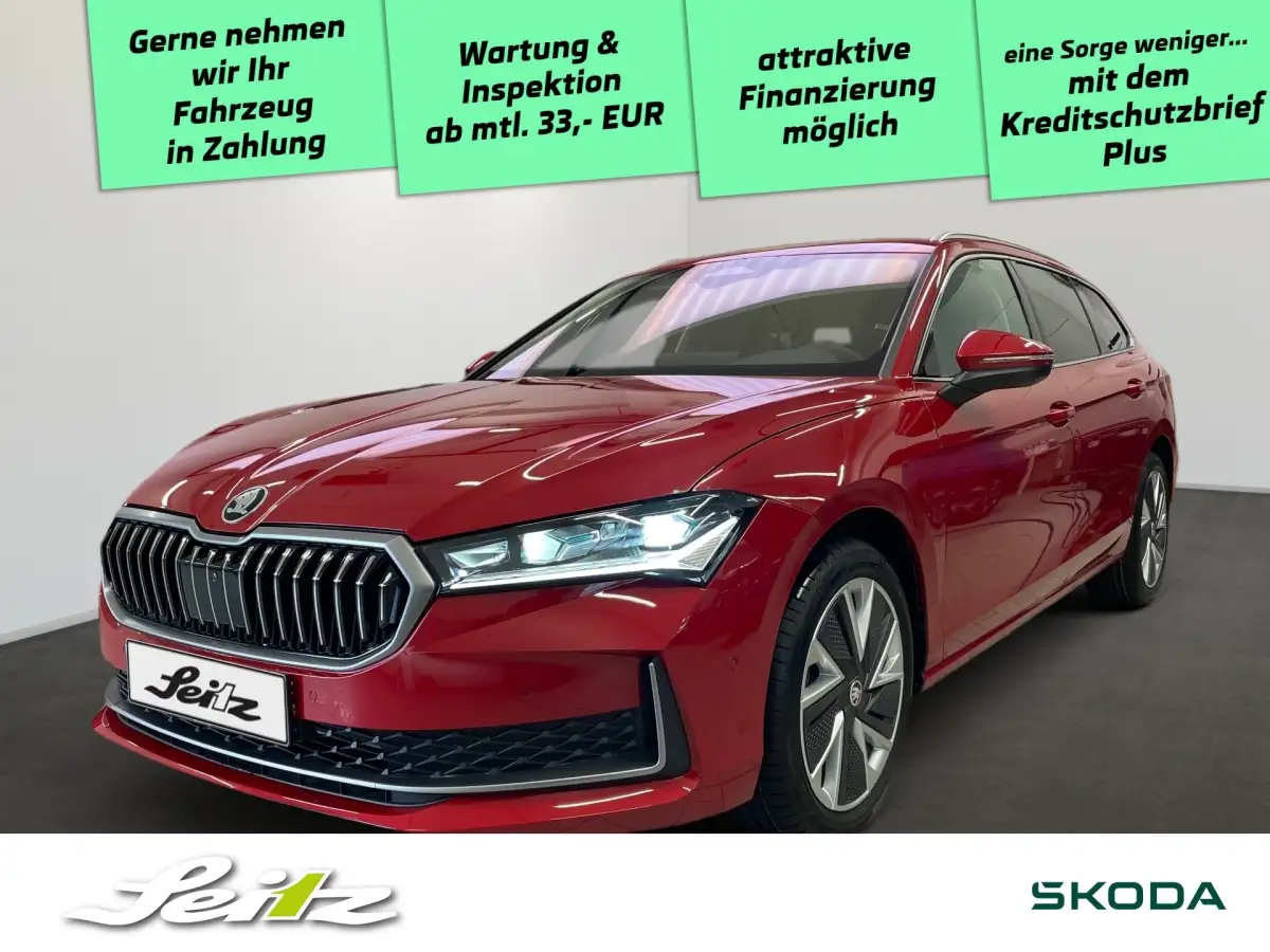 Skoda Superb, Kombi, Benzin, Automatik, Rot