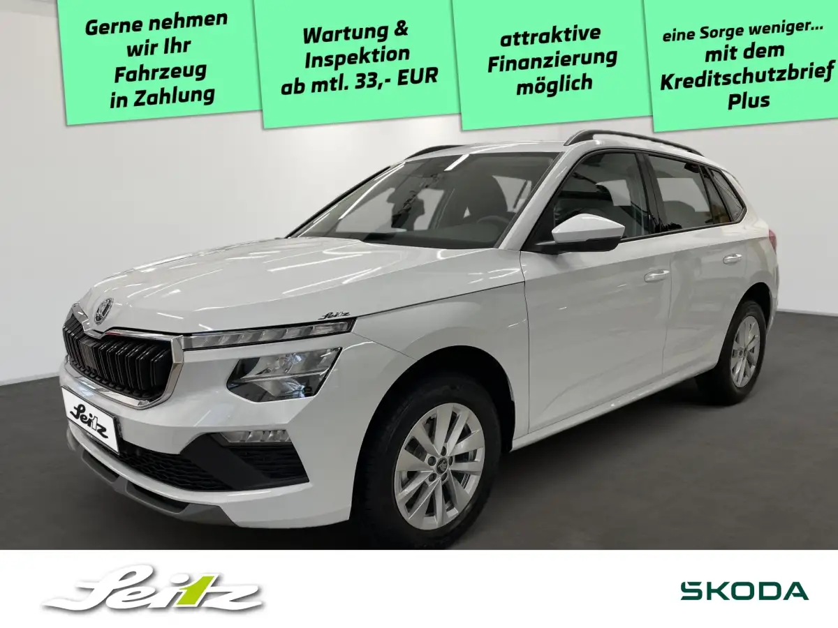 Skoda Kamiq, SUV/Geländewagen/Pickup, Benzin, Automatik, Weiß