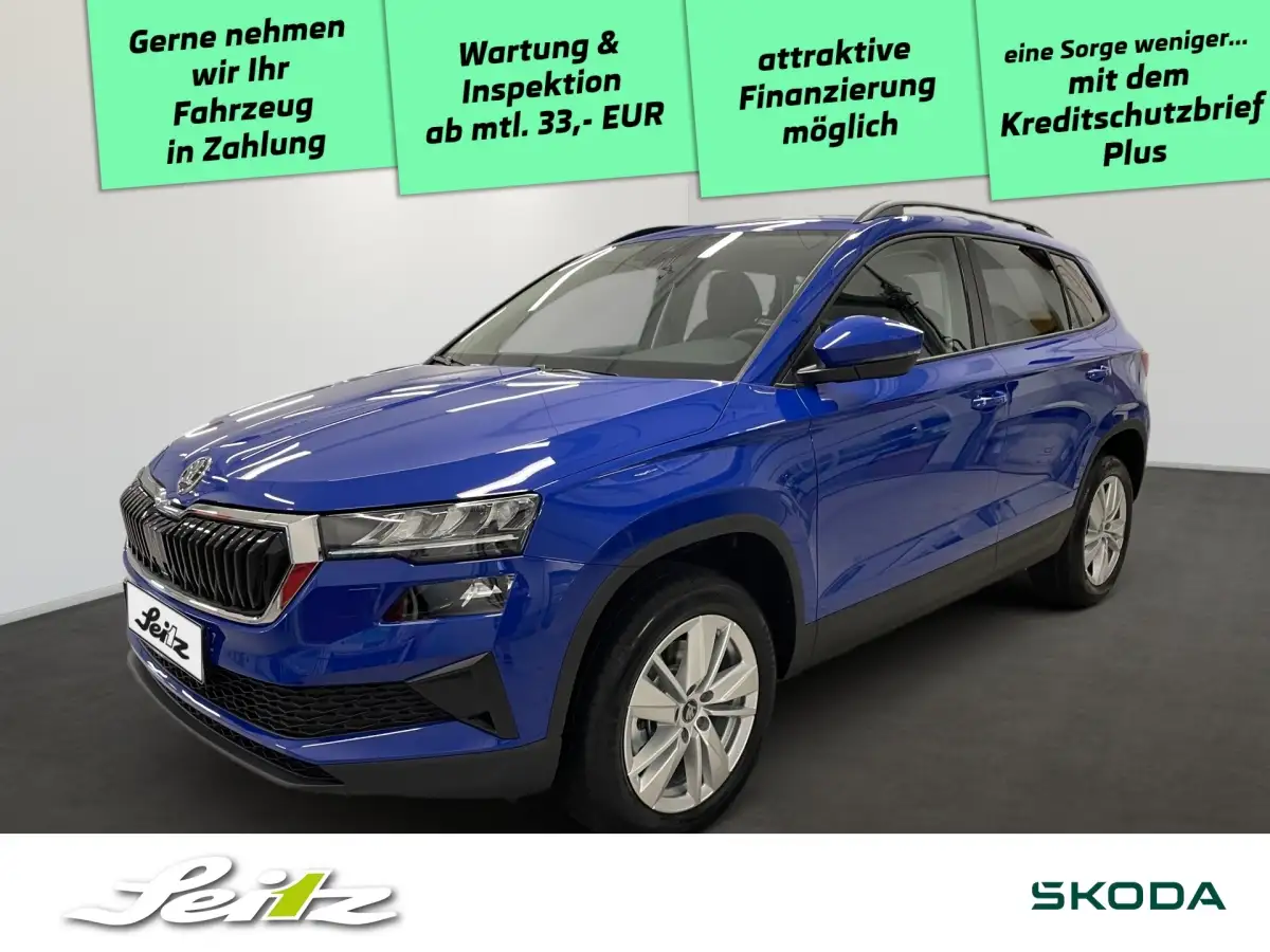 Skoda Karoq, SUV/Geländewagen/Pickup, Benzin, Automatik, Blau