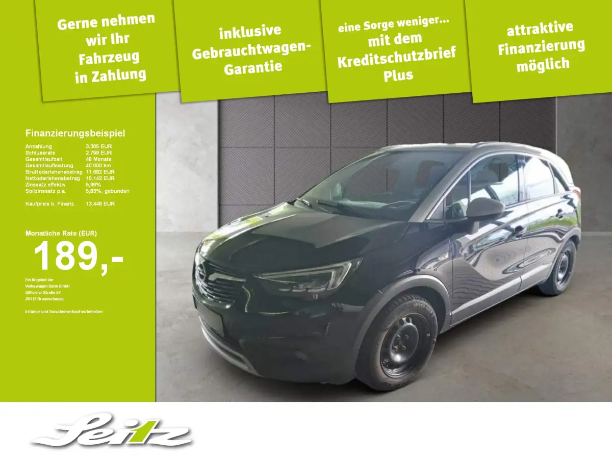 Opel Crossland (X), SUV/Geländewagen/Pickup, Benzin, Schaltgetriebe, Blau
