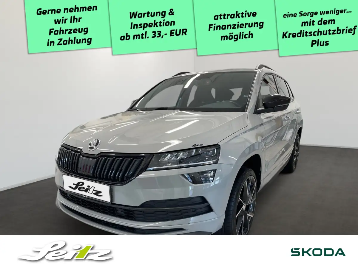 Skoda Karoq, SUV/Geländewagen/Pickup, Benzin, Automatik, Grau