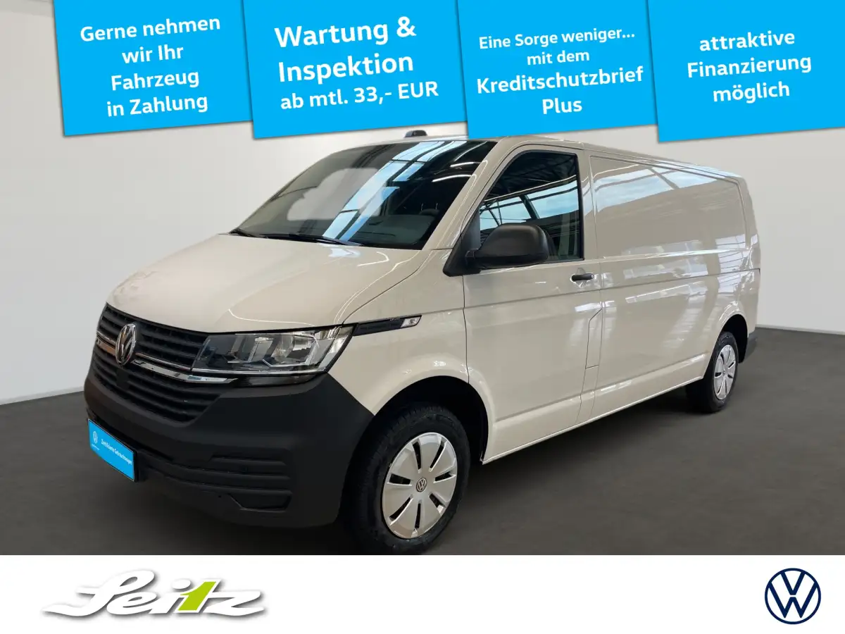 Volkswagen T6 Transporter, Kastenwagen, Diesel, Schaltgetriebe, Weiß