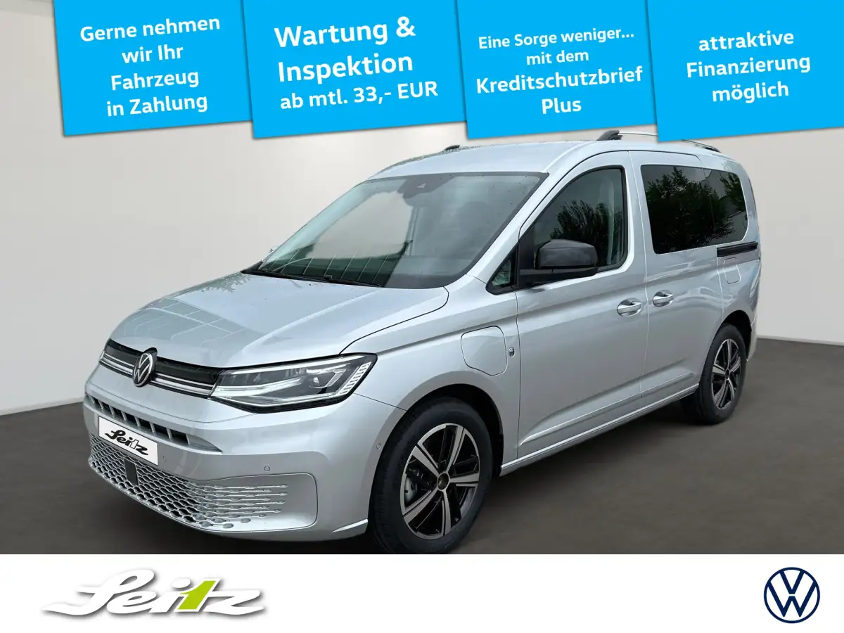 Volkswagen Caddy, Van/Kleinbus, Hybrid (Benzin/Elektro), Automatik, Silber