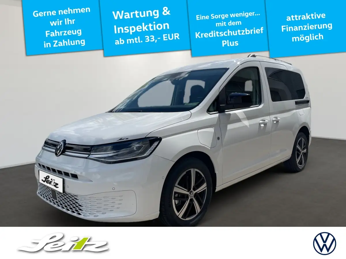 Volkswagen Caddy, Van/Kleinbus, Hybrid (Benzin/Elektro), Automatik, Weiß