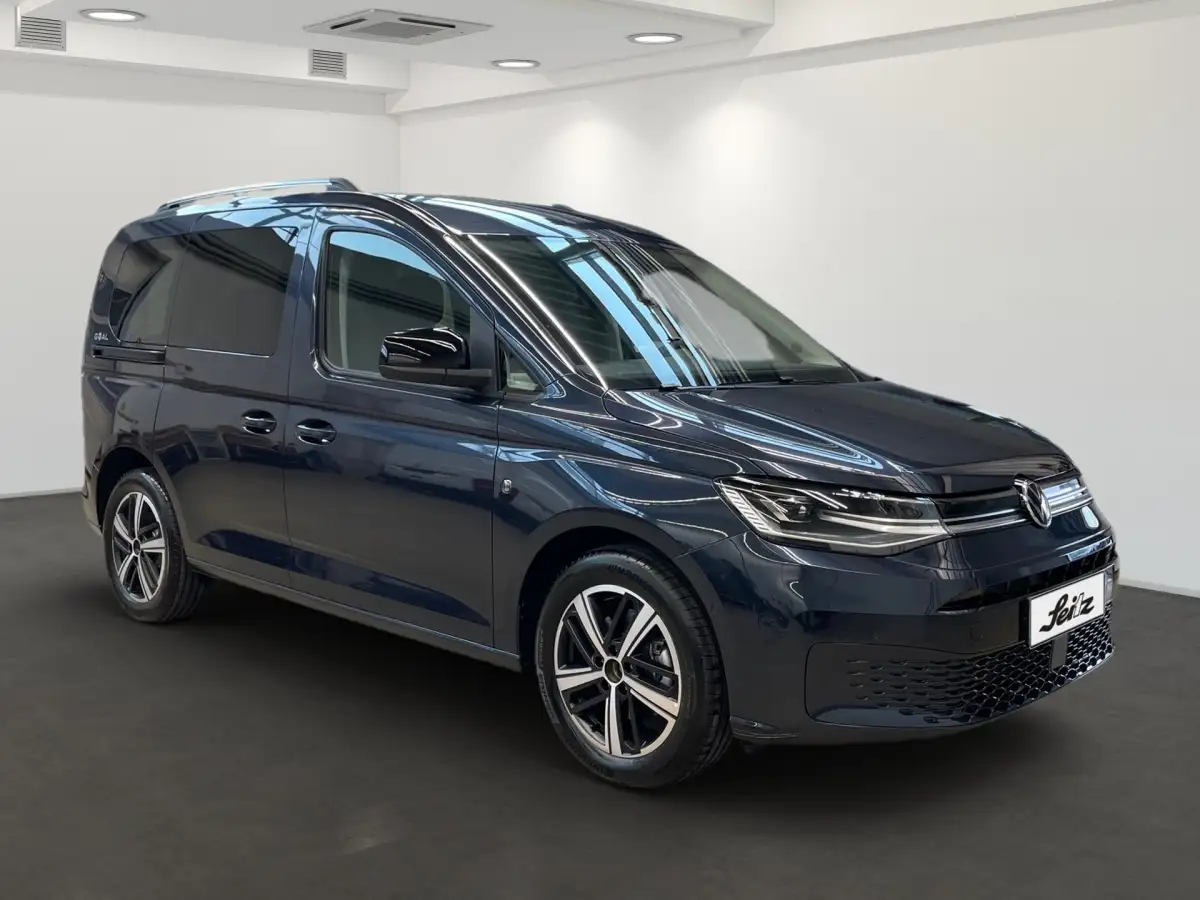 Volkswagen Caddy, Van/Kleinbus, Hybrid (Benzin/Elektro), Automatik, Blau