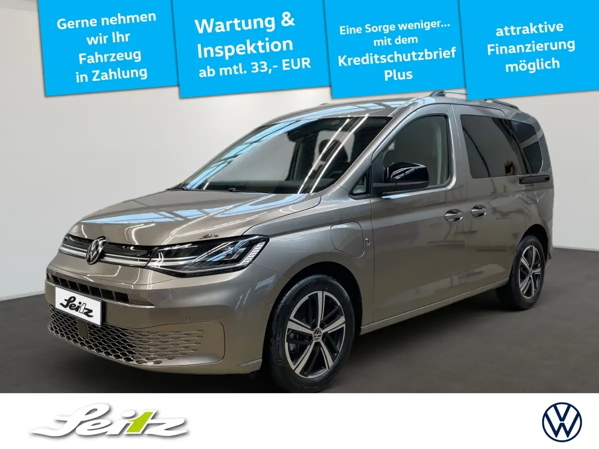 Volkswagen Caddy, Van/Kleinbus, Hybrid (Benzin/Elektro), Automatik, Beige
