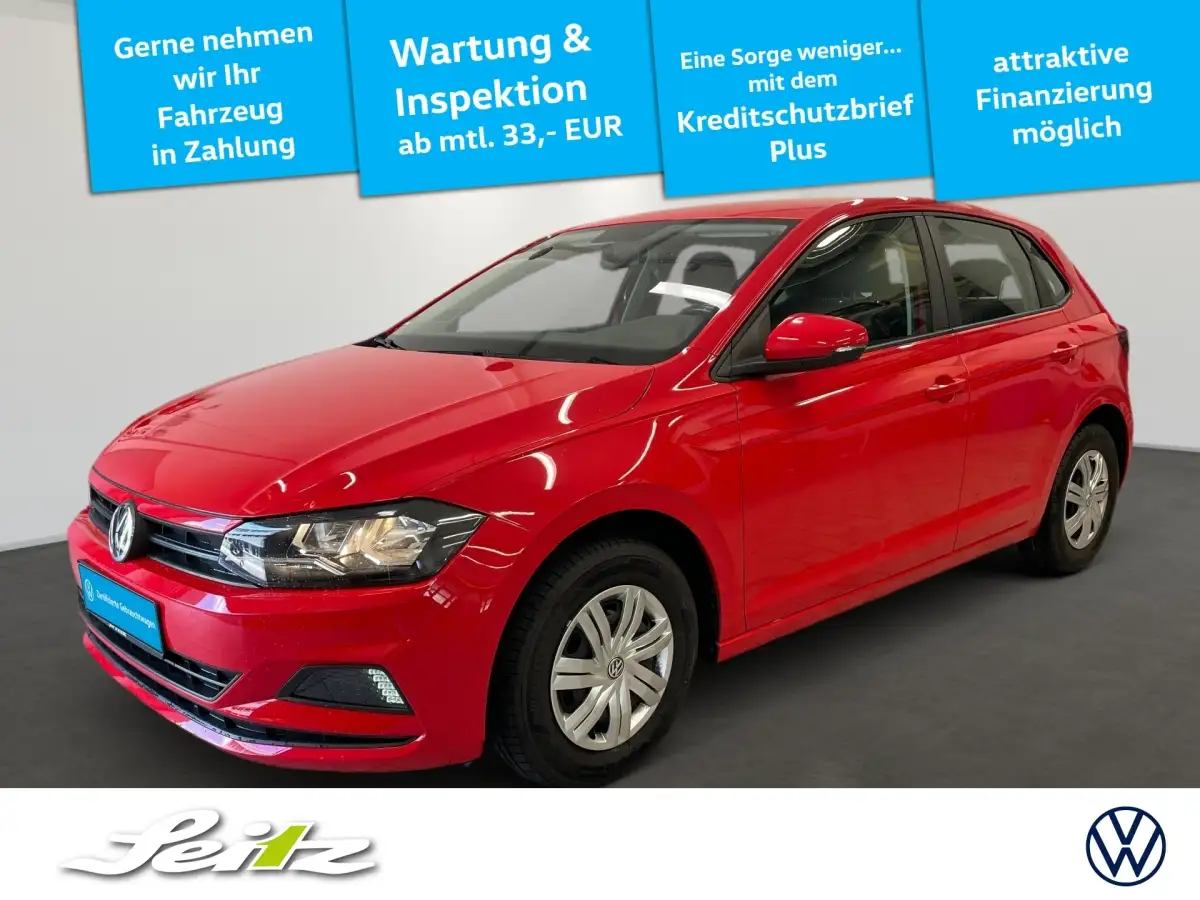 Volkswagen Polo, Kleinwagen, Benzin, Schaltgetriebe, Rot