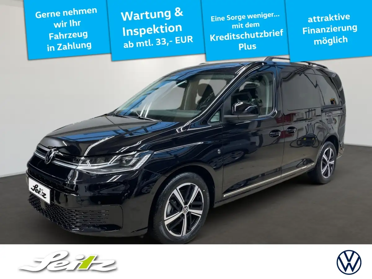 Volkswagen Caddy Maxi, Van/Kleinbus, Diesel, Automatik, Schwarz