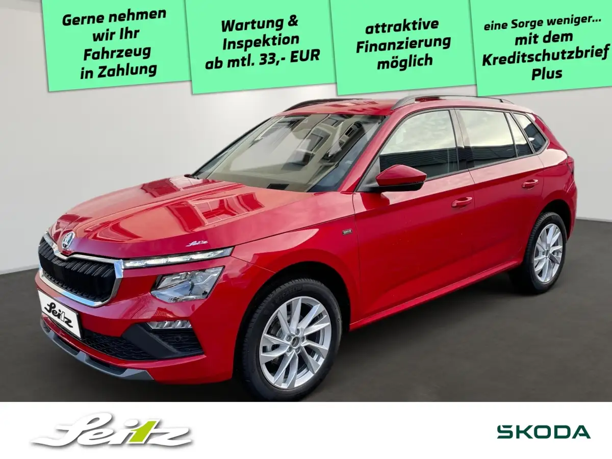 Skoda Kamiq, SUV/Geländewagen/Pickup, Benzin, Automatik, Rot