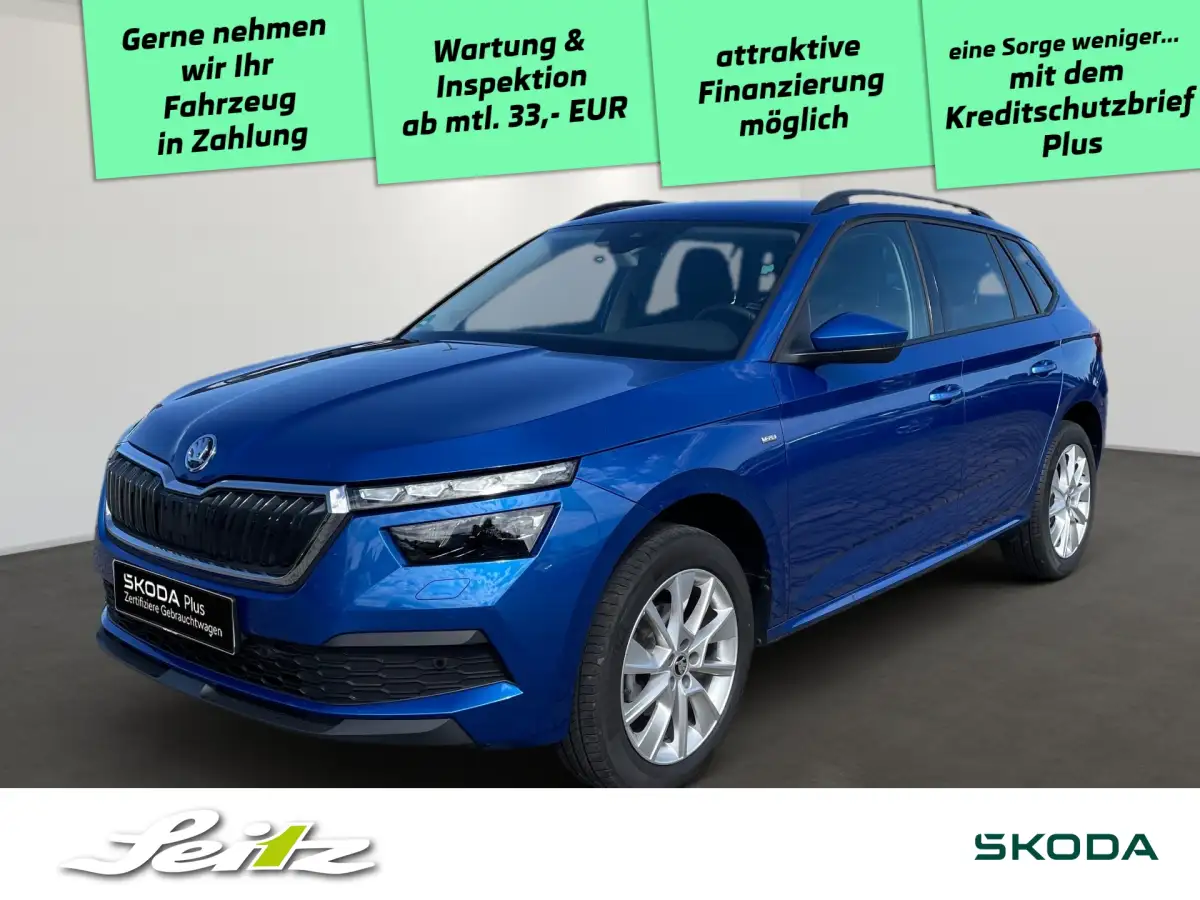 Skoda Kamiq, SUV/Geländewagen/Pickup, Benzin, Schaltgetriebe, Blau