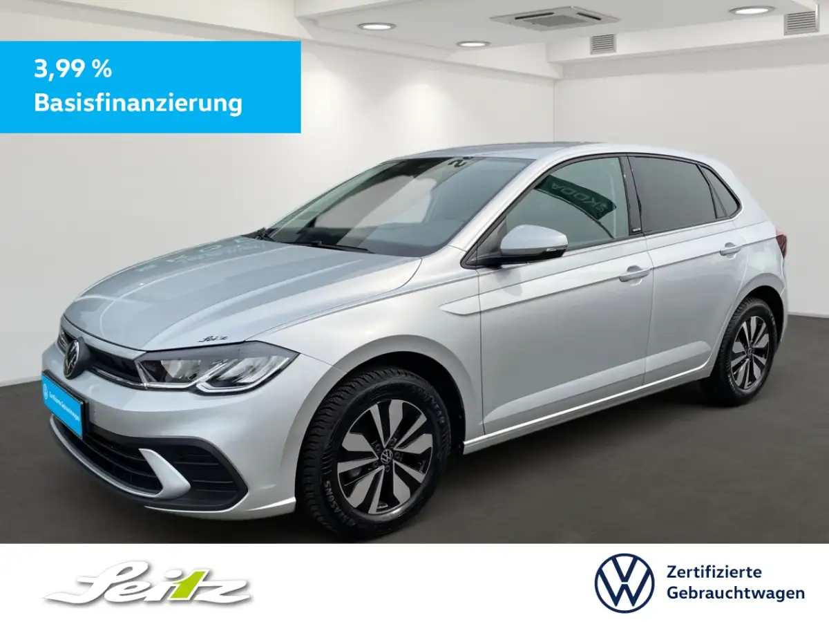 Volkswagen Polo, Kleinwagen, Benzin, Schaltgetriebe, Silber