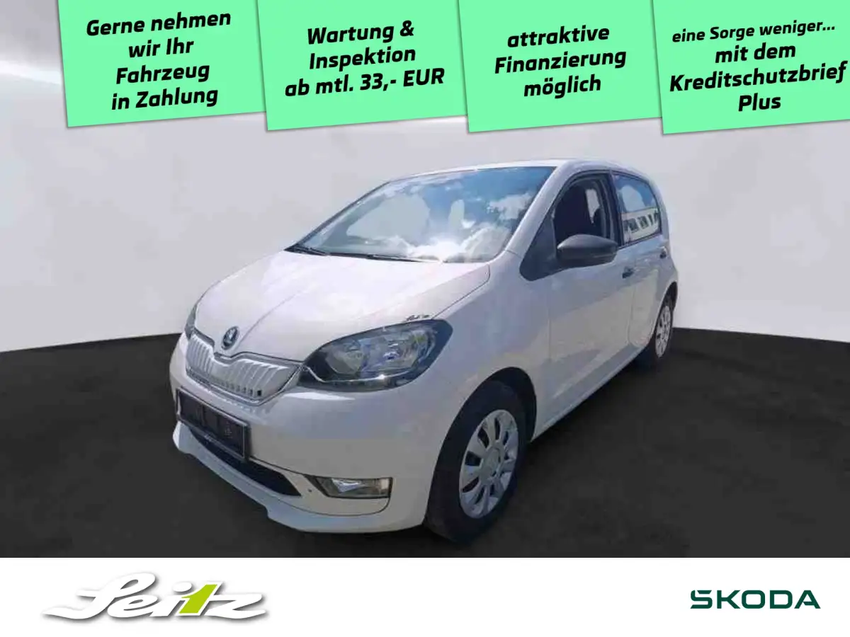 Skoda Citigo, Limousine, Elektro, Automatik, Weiß