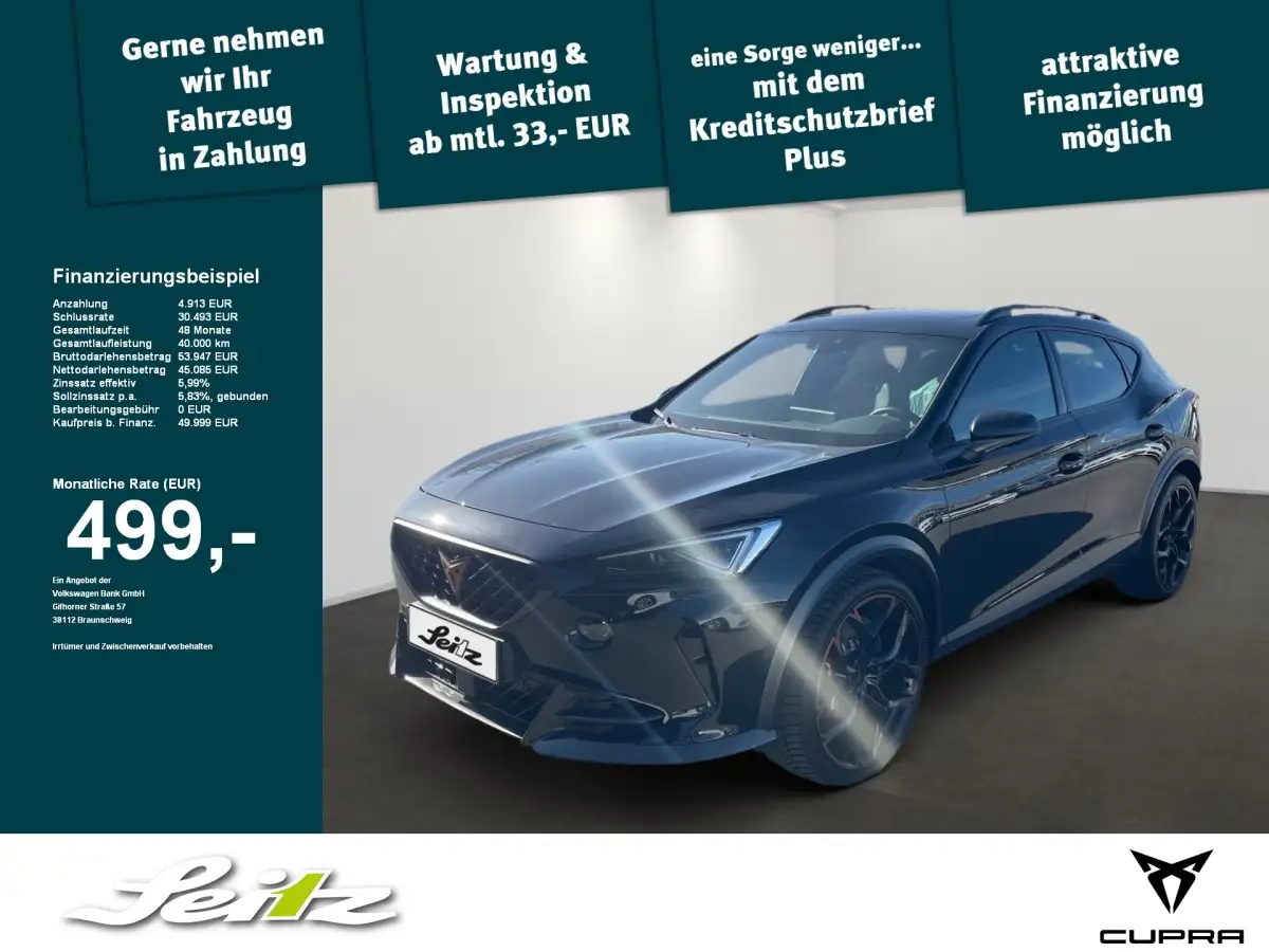 Cupra Formentor, SUV/Geländewagen/Pickup, Benzin, Automatik, Schwarz
