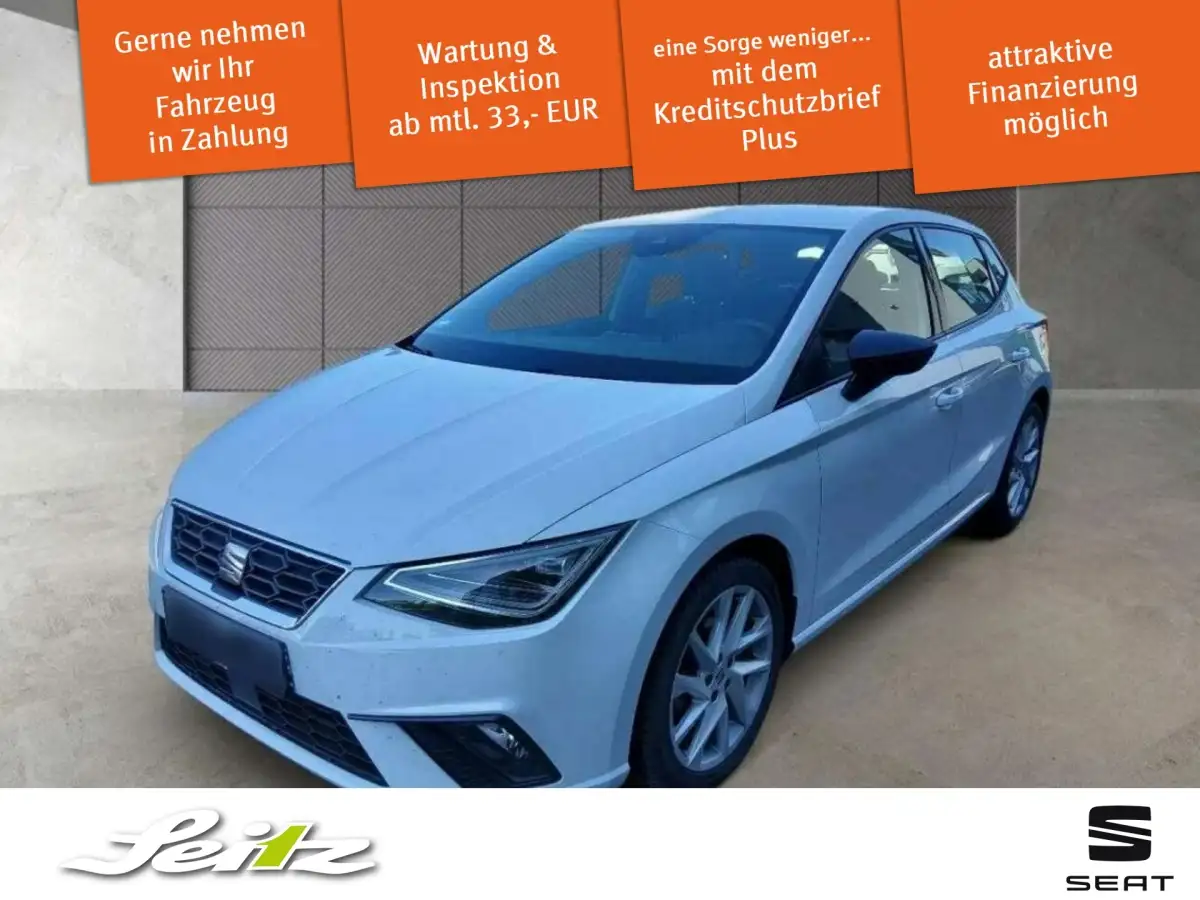 Seat Ibiza, Limousine, Benzin, Automatik, Weiß