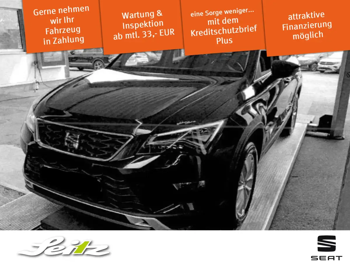 Seat Ateca, SUV/Geländewagen/Pickup, Benzin, Schaltgetriebe, Schwarz