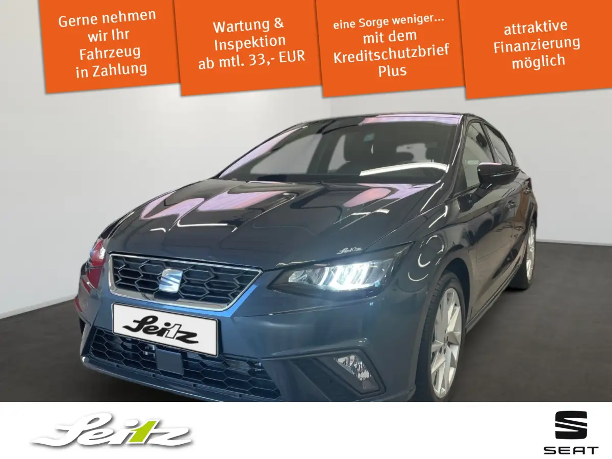 Seat Ibiza, Limousine, Benzin, Schaltgetriebe, Grau