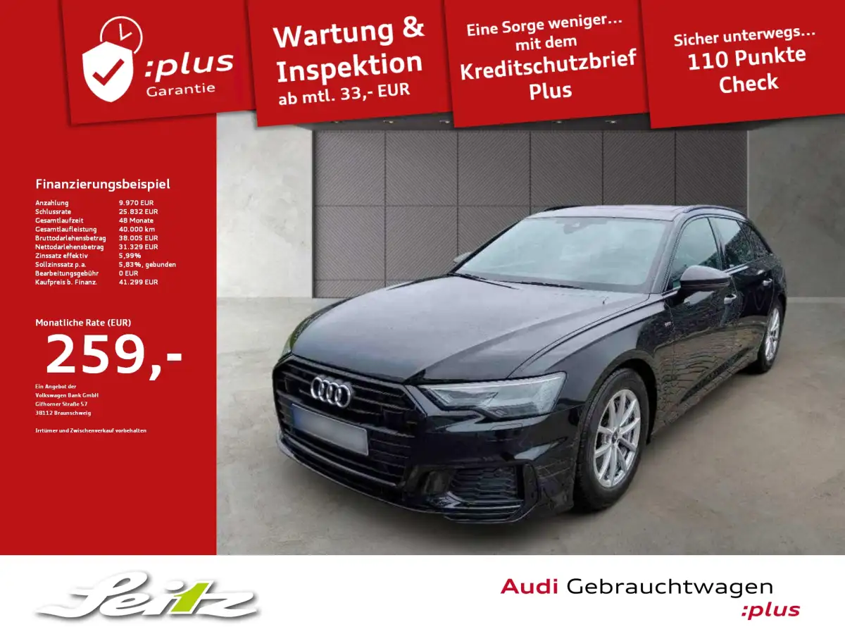 Audi A6, Kombi, Benzin, Automatik, Schwarz