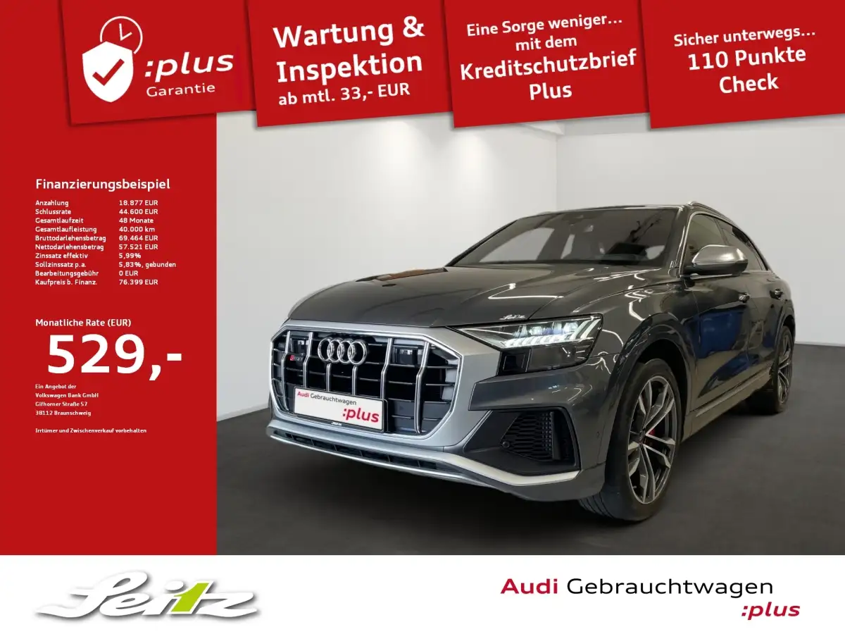 Audi SQ8, SUV/Geländewagen/Pickup, Benzin, Automatik, Grau