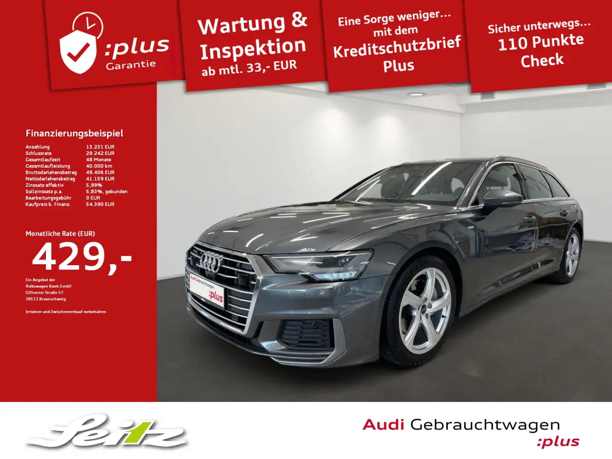 Audi A6, Kombi, Diesel, Automatik, Grau