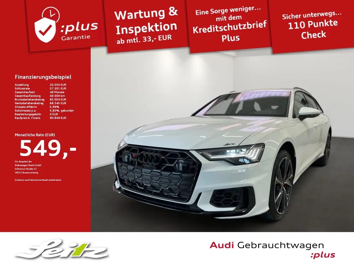 Audi S6, Kombi, Diesel, Automatik, Weiß
