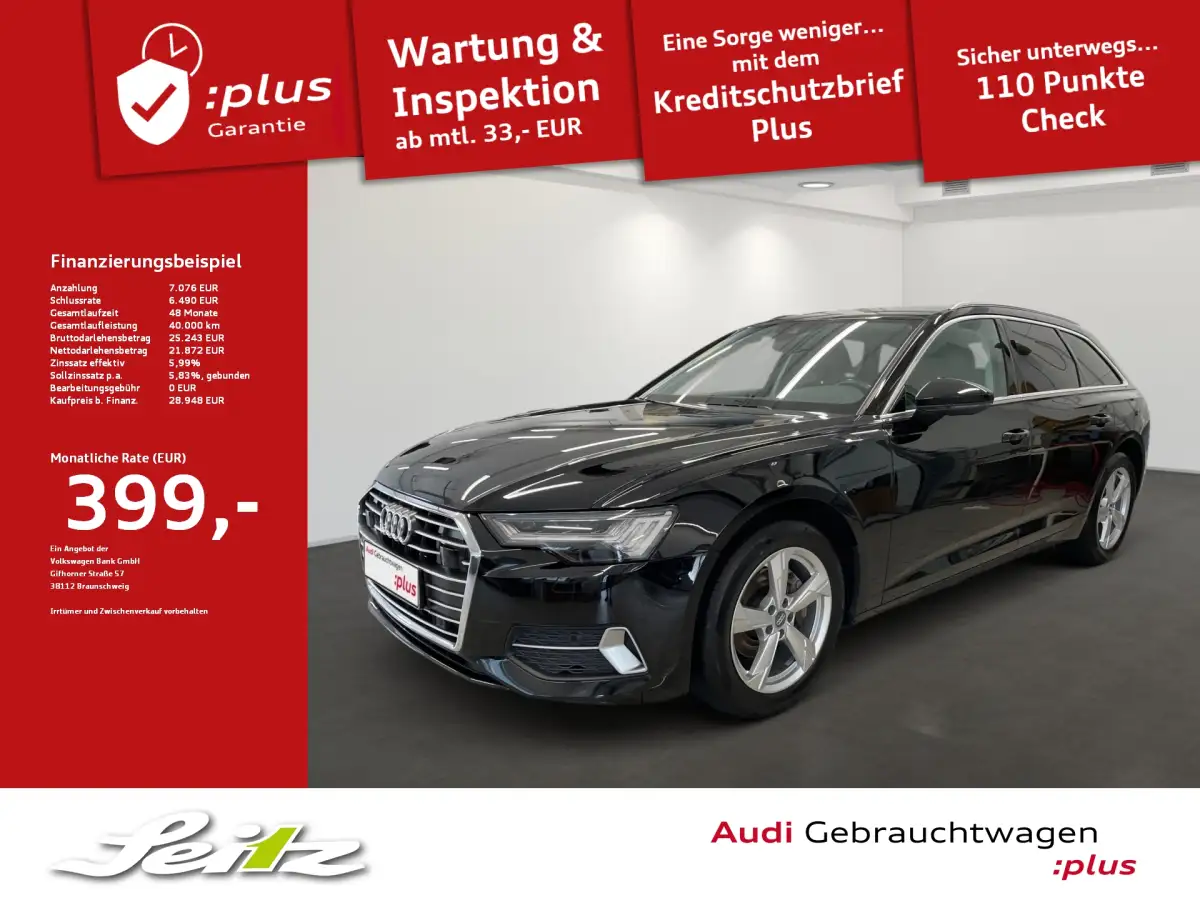 Audi A6, Kombi, Diesel, Automatik, Schwarz