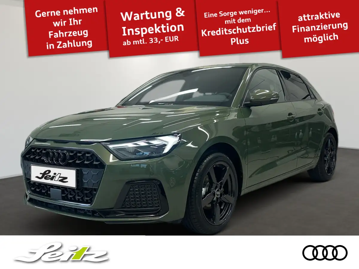 Audi A1, Kleinwagen, Benzin, Automatik, Grün