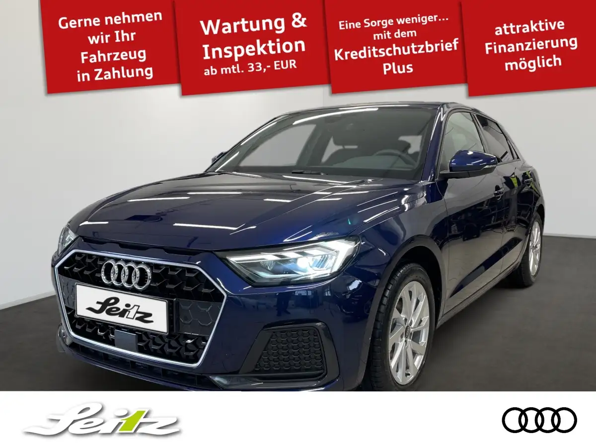 Audi A1, Kleinwagen, Benzin, Automatik, Blau