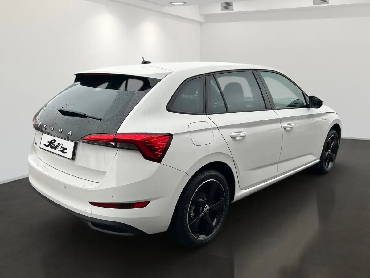 Skoda Scala, Limousine, Benzin, Schaltgetriebe, Weiß