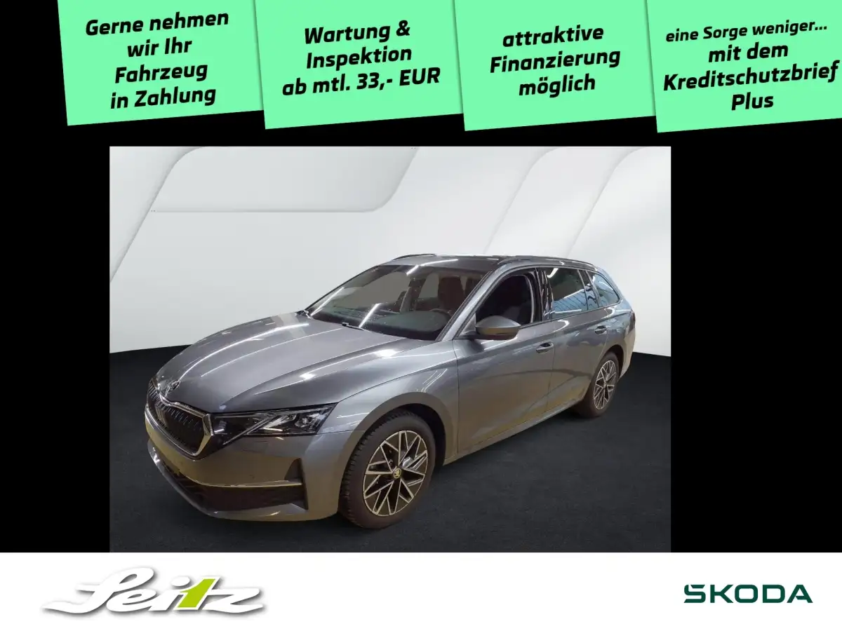 Skoda Octavia, Kombi, Diesel, Automatik, Grau