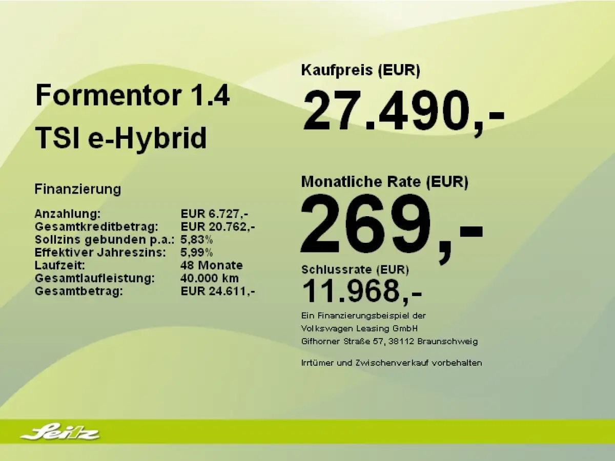 Cupra Formentor, SUV/Geländewagen/Pickup, Hybrid (Benzin/Elektro), Automatik, Grau