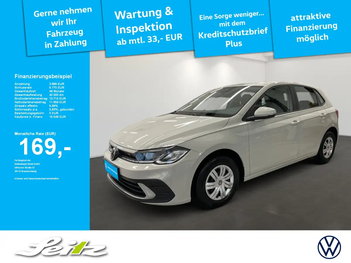 Volkswagen Polo, Kleinwagen, Benzin, Schaltgetriebe, Grau