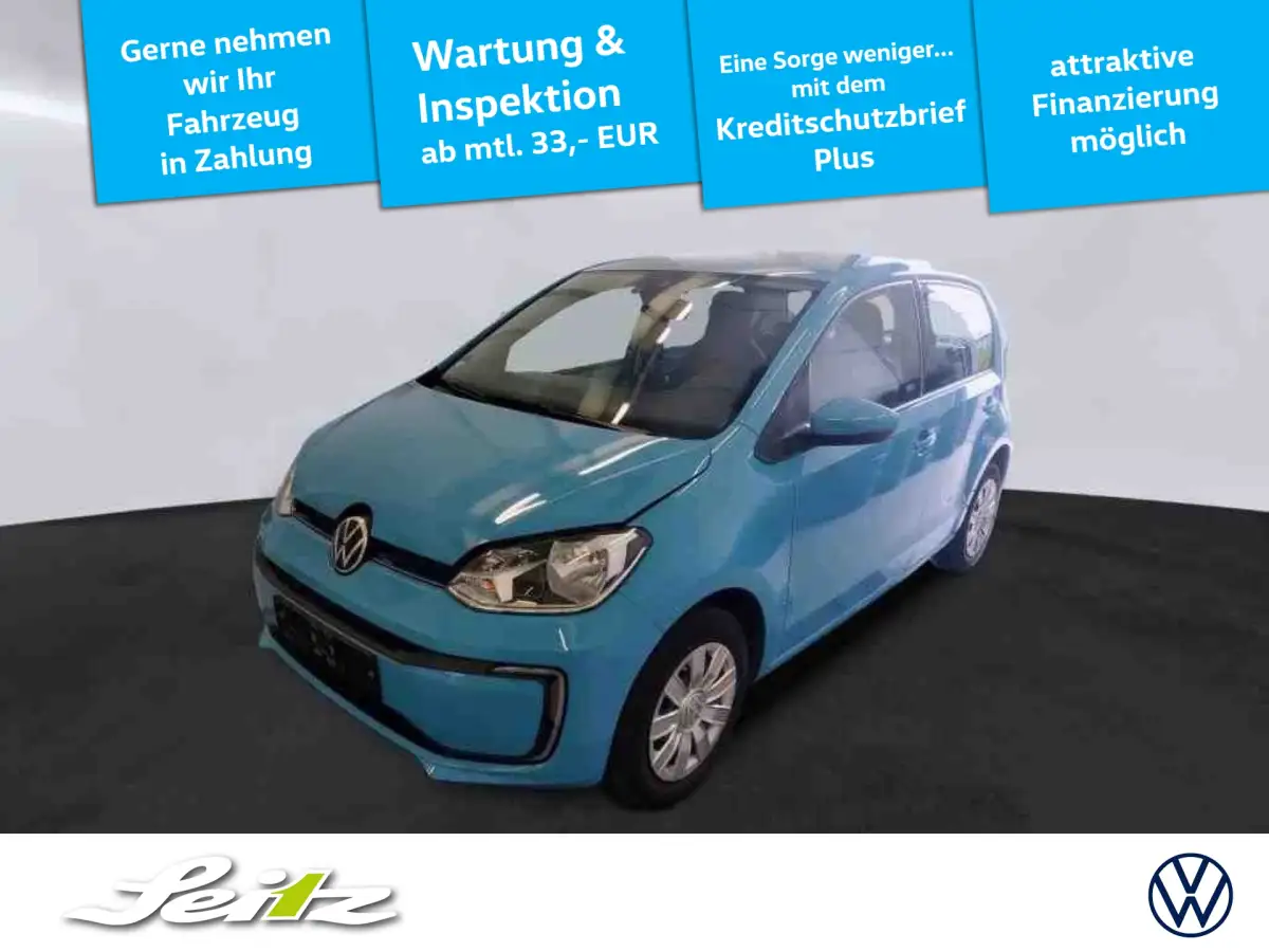 Volkswagen e-up!, Limousine, Elektro, Automatik, Blau